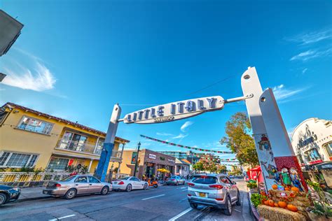 San diego little italy - Explore the largest Little Italy in the U.S., with patio cafés, restaurants, shops, art galleries, and more. Learn about the history, events, and restoration projects of this vibrant …